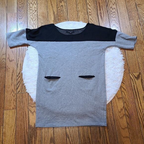 Amisu Women's Mixed Media Half Sleeve Dress - Picture 1 of 3